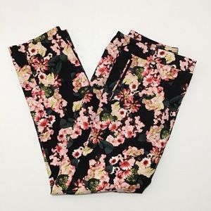 Adrianna Papel | Floral Ankle Length Pants Sz 8